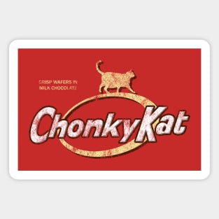 Chonky Kat - distressed Magnet